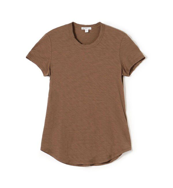 JAMES PERSE「スラブジャージー クルーネックTシャツ WUA3037」|Tシャツ・カットソー|38 ブラウン系
