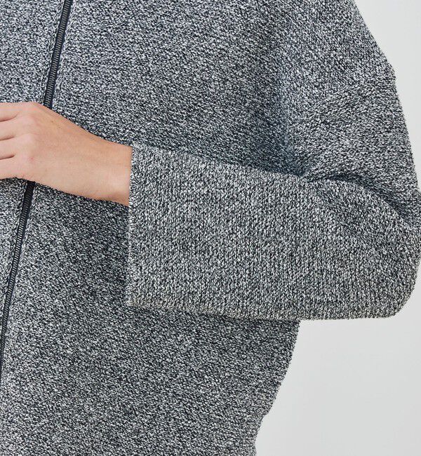 GALERIE VIE「スプリングツイード ノーカラーブルゾン」|ブルゾン・スタジャン|