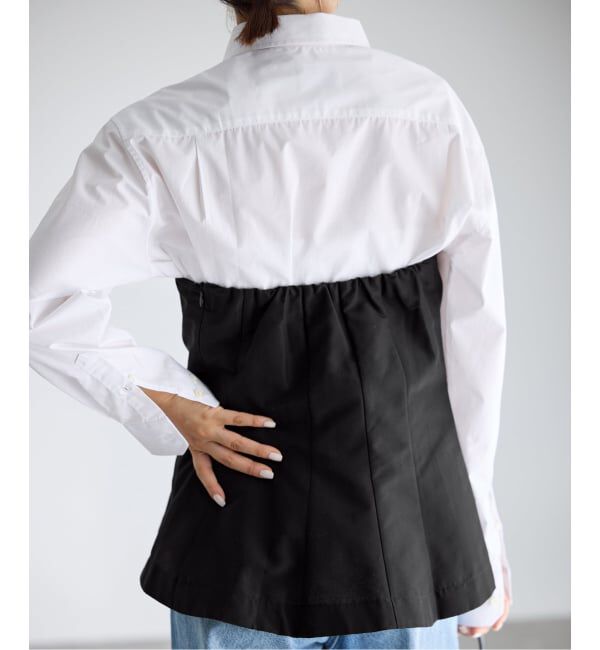 IENA「MA/RE/マレ ビスチェ STIFF SILK POLYFAILL」|シャツ・ブラウス|