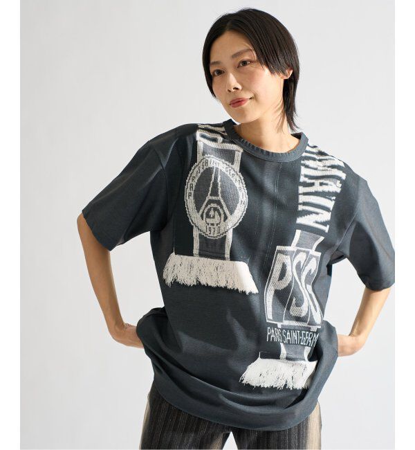 Paris Saint-Germain「【PSG / パリ・サン＝ジェルマン】 JP Vintage Scarf Printed uniform-lik」|Tシャツ・カットソー|