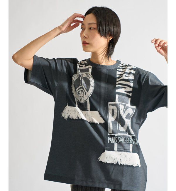 Paris Saint-Germain「【PSG / パリ・サン＝ジェルマン】 JP Vintage Scarf Printed uniform-lik」|Tシャツ・カットソー|