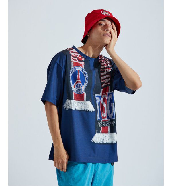 Paris Saint-Germain「【PSG / パリ・サン＝ジェルマン】 JP Vintage Scarf Printed uniform-lik」|Tシャツ・カットソー|