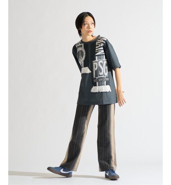 Paris Saint-Germain「【PSG / パリ・サン＝ジェルマン】 JP Vintage Scarf Printed uniform-lik」|Tシャツ・カットソー|