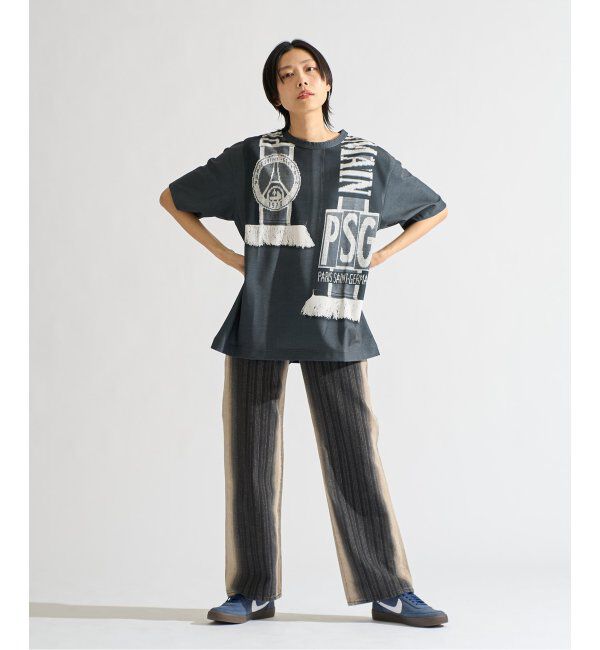 Paris Saint-Germain「【PSG / パリ・サン＝ジェルマン】 JP Vintage Scarf Printed uniform-lik」|Tシャツ・カットソー|