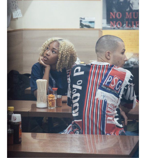 Paris Saint-Germain「【PSG / パリ・サン＝ジェルマン】 JP Vintage Scarf Printed uniform-lik」|Tシャツ・カットソー|