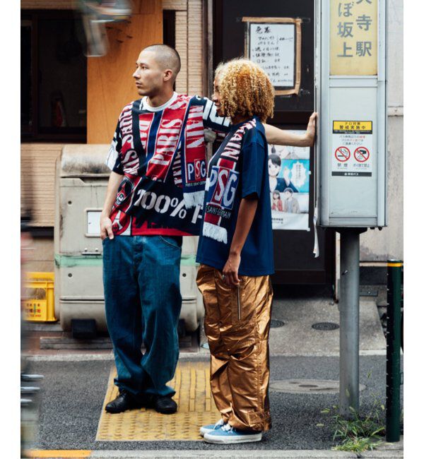 Paris Saint-Germain「【PSG / パリ・サン＝ジェルマン】 JP Vintage Scarf Printed uniform-lik」|Tシャツ・カットソー|