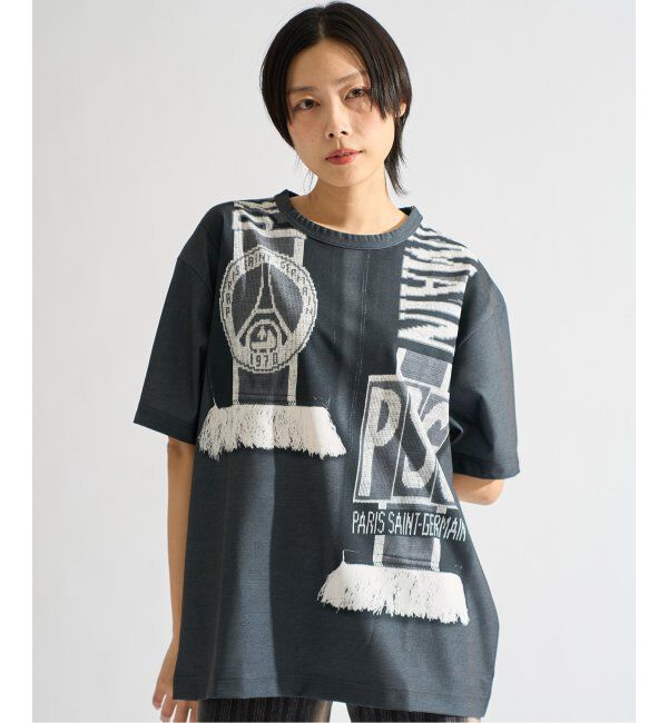 Paris Saint-Germain「【PSG / パリ・サン＝ジェルマン】 JP Vintage Scarf Printed uniform-lik」|Tシャツ・カットソー|