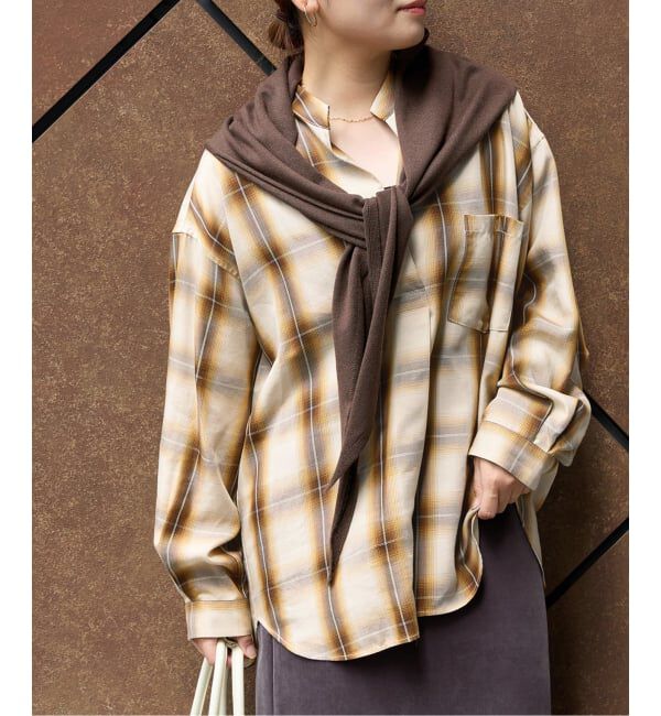 JOURNAL STANDARD「《追加3》スタンドプルオーバー」|シャツ・ブラウス|ベージュ A