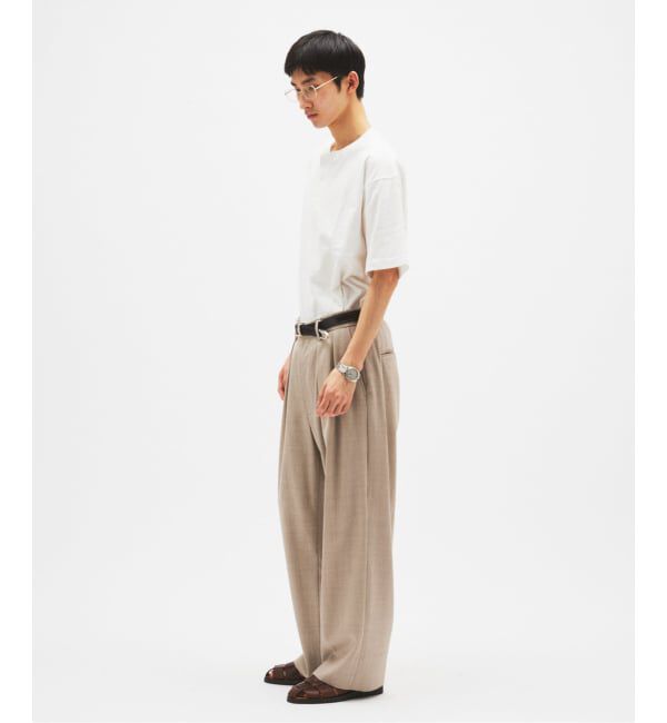 JOURNAL STANDARD「スラブ ヘンリー ネック 半袖 Tシャツ」|Tシャツ・カットソー|