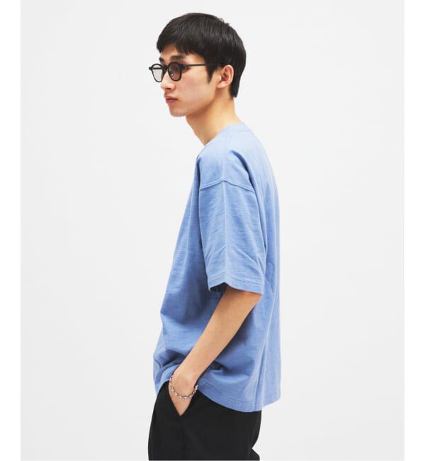 JOURNAL STANDARD「スラブ ヘンリー ネック 半袖 Tシャツ」|Tシャツ・カットソー|