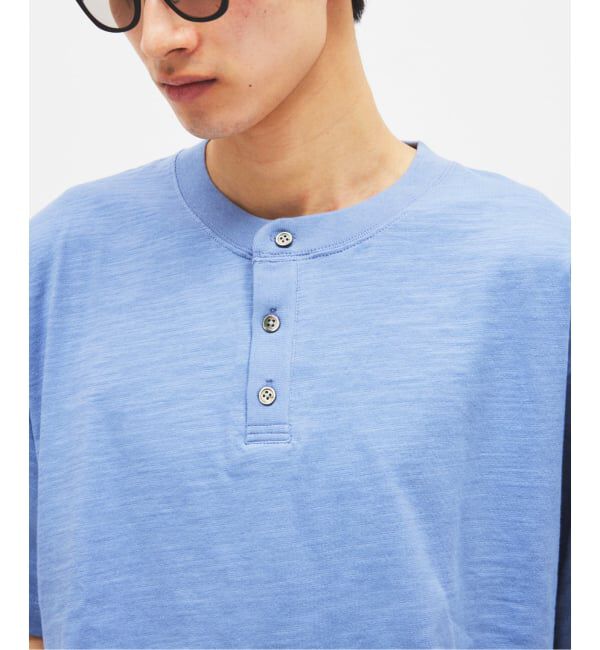 JOURNAL STANDARD「スラブ ヘンリー ネック 半袖 Tシャツ」|Tシャツ・カットソー|