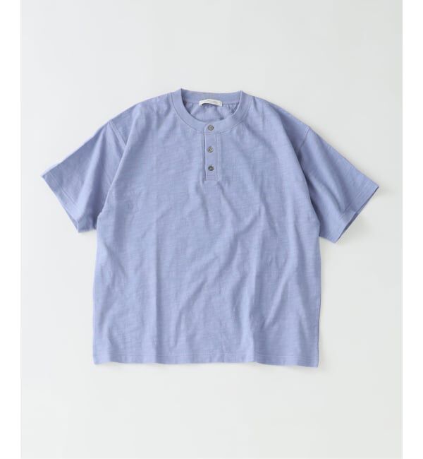 JOURNAL STANDARD「スラブ ヘンリー ネック 半袖 Tシャツ」|Tシャツ・カットソー|