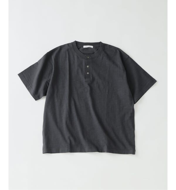 JOURNAL STANDARD「スラブ ヘンリー ネック 半袖 Tシャツ」|Tシャツ・カットソー|