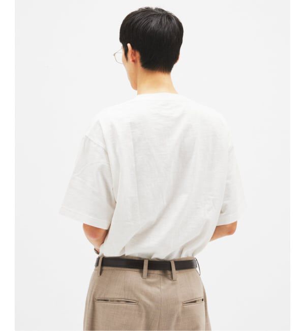 JOURNAL STANDARD「スラブ ヘンリー ネック 半袖 Tシャツ」|Tシャツ・カットソー|