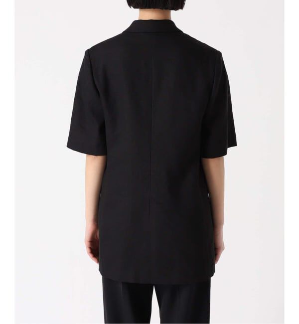 journal standard L'essage「《予約》リネンハーフスリーブジャケット」|テーラードジャケット|