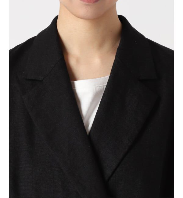 journal standard L'essage「《予約》リネンハーフスリーブジャケット」|テーラードジャケット|