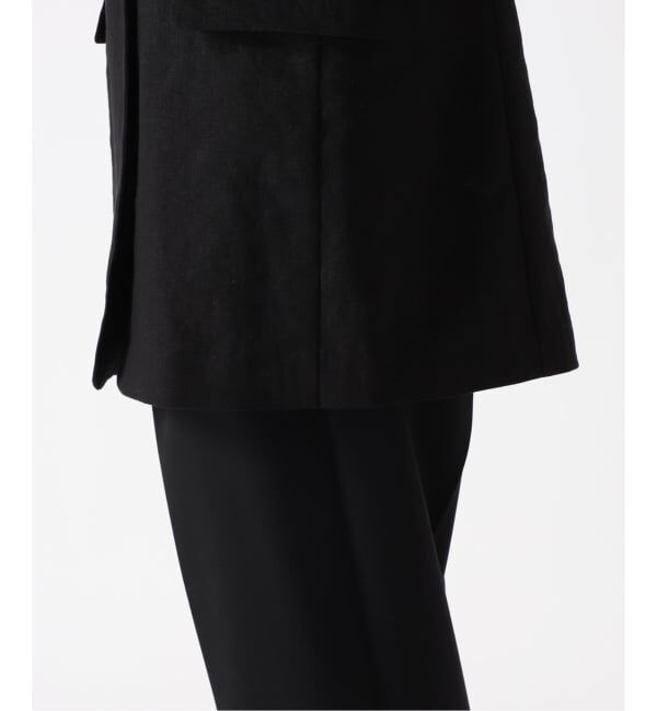 journal standard L'essage「《予約》リネンハーフスリーブジャケット」|テーラードジャケット|