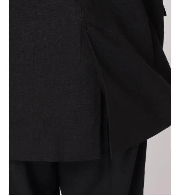 journal standard L'essage「《予約》リネンハーフスリーブジャケット」|テーラードジャケット|