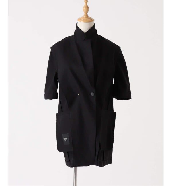 journal standard L'essage「《予約》リネンハーフスリーブジャケット」|テーラードジャケット|