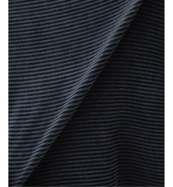 FRAMeWORK「ベロアボーダープルオーバー」|Tシャツ・カットソー|