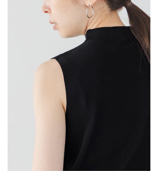 NOBLE「《追加予約》ボトルネックスリーブレスニット」|ニット・セーター|