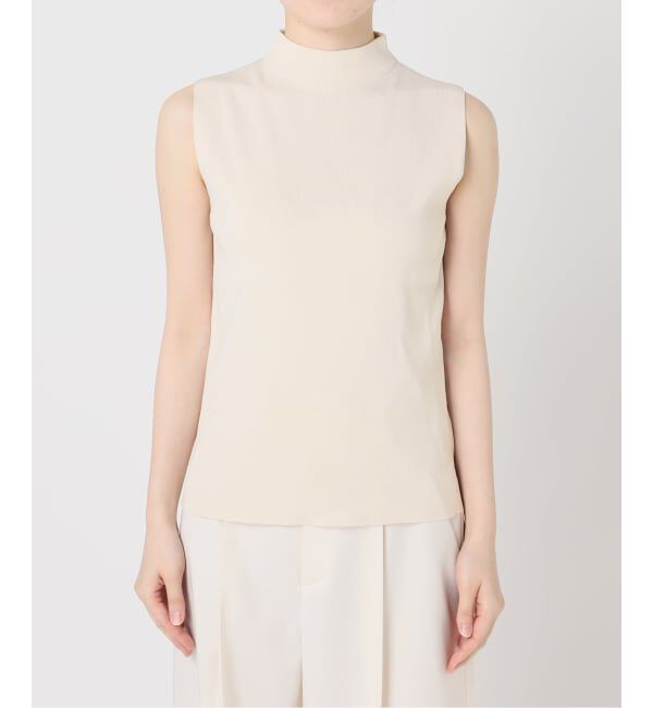 NOBLE「《追加予約》ボトルネックスリーブレスニット」|ニット・セーター|