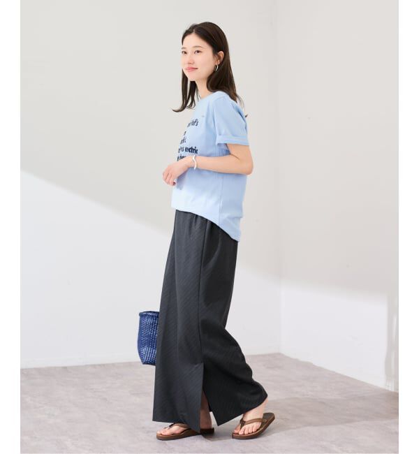 FRAMeWORK「TWストライプバイアススカート」|スカート|