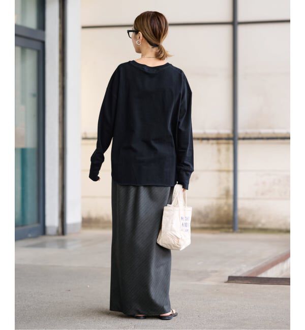 FRAMeWORK「TWストライプバイアススカート」|スカート|