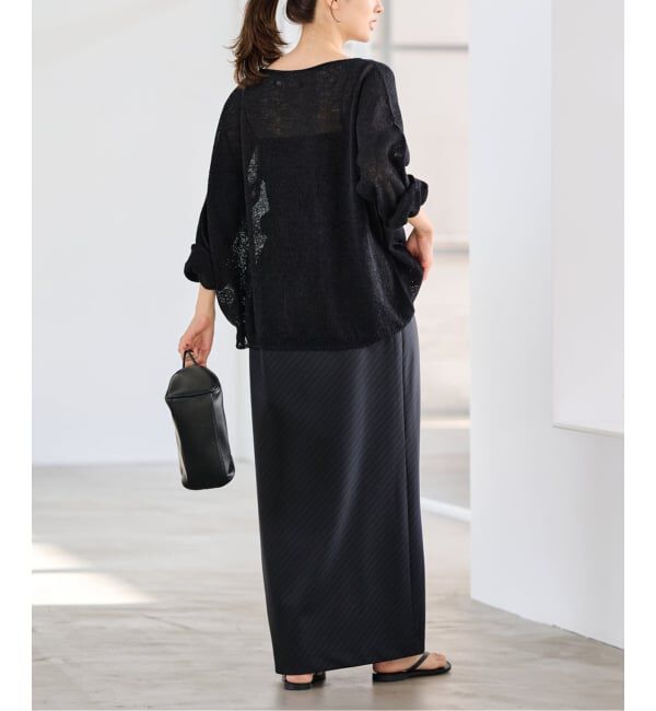 FRAMeWORK「TWストライプバイアススカート」|スカート|