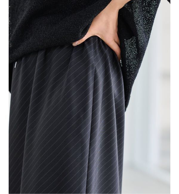 FRAMeWORK「TWストライプバイアススカート」|スカート|