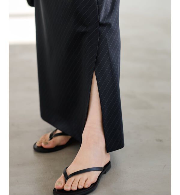 FRAMeWORK「TWストライプバイアススカート」|スカート|