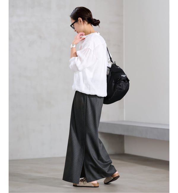 FRAMeWORK「TWストライプバイアススカート」|スカート|