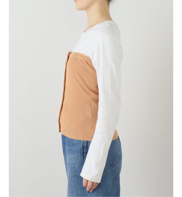 Spick and Span「Vis/PE リブビスチェ」|ニット・セーター|