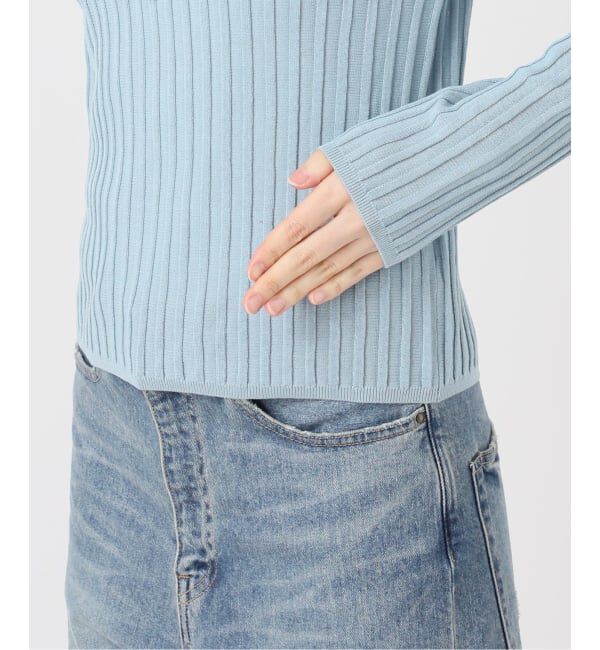 FRAMeWORK「リブニットポロシャツ」|ニット・セーター|