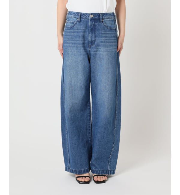 U by SPICK&SPAN「《予約》バレルレッグバギーデニム」|デニム|