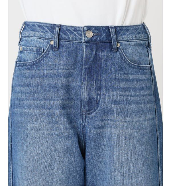 U by SPICK&SPAN「《予約》バレルレッグバギーデニム」|デニム|