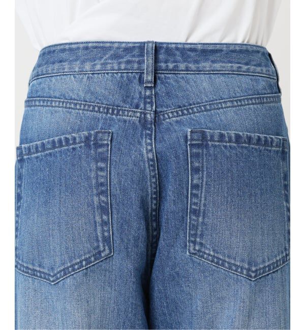 U by SPICK&SPAN「《予約》バレルレッグバギーデニム」|デニム|