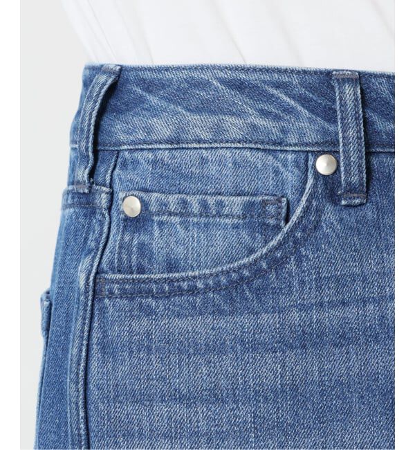 U by SPICK&SPAN「《予約》バレルレッグバギーデニム」|デニム|