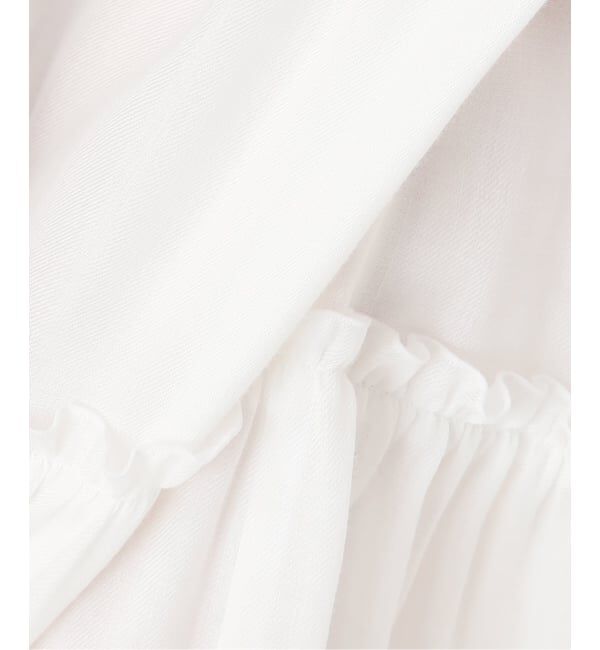 NOBLE「《予約・セットアップ対応》ラミーリヨセルツイルティアードスカート」|スカート|