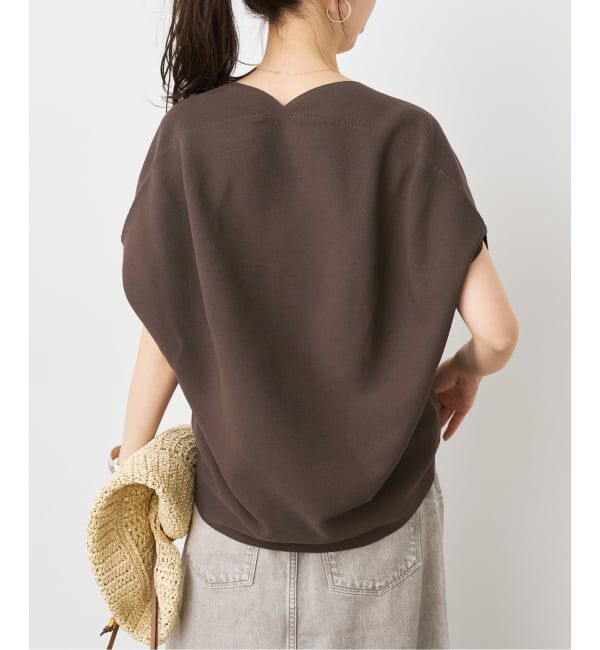 Spick and Span「《手洗い可 / 予約》CO/PE コンフォートフレンチプルオーバー」|ニット・セーター|