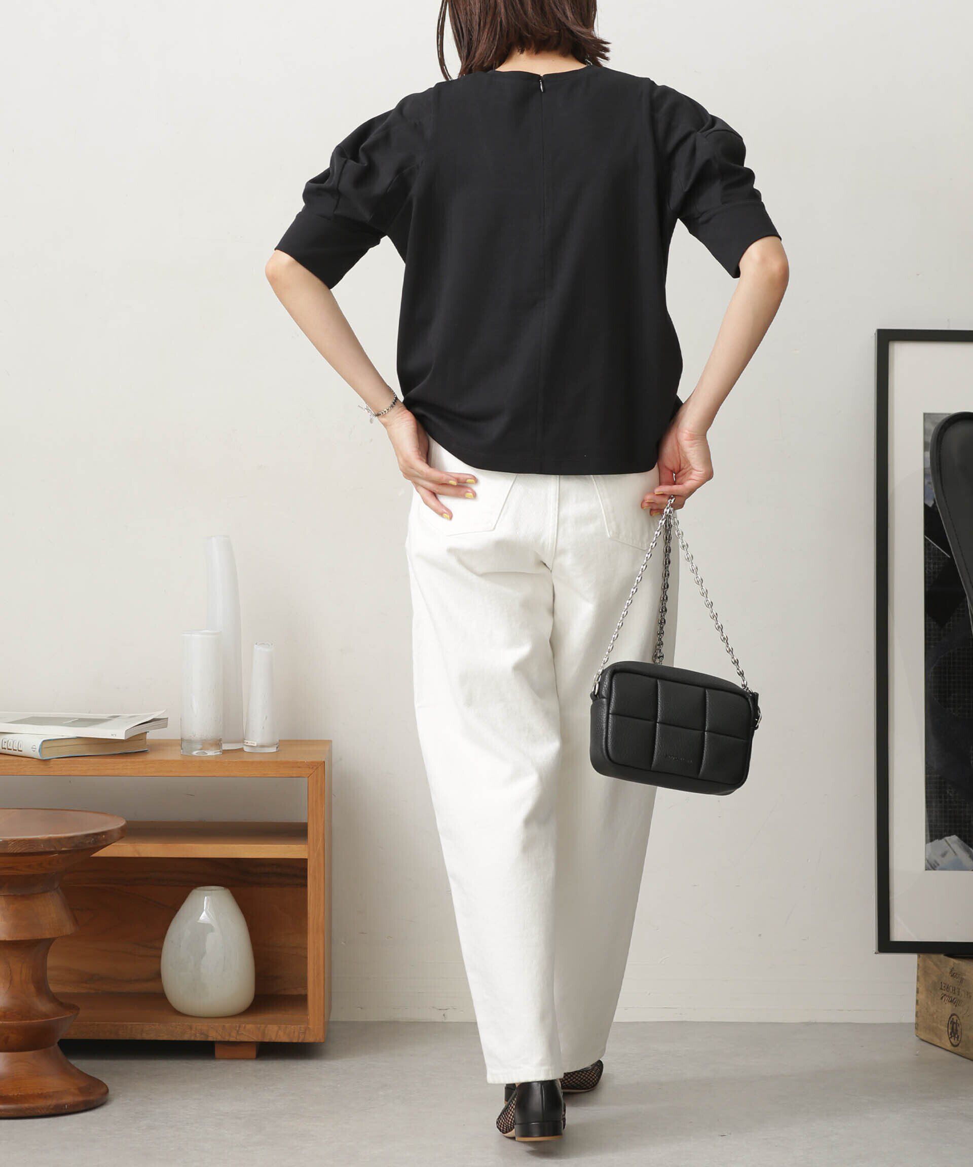 nano･universe「LB.03/Repurフォルムスリーブカットトップス」|Tシャツ・カットソー|