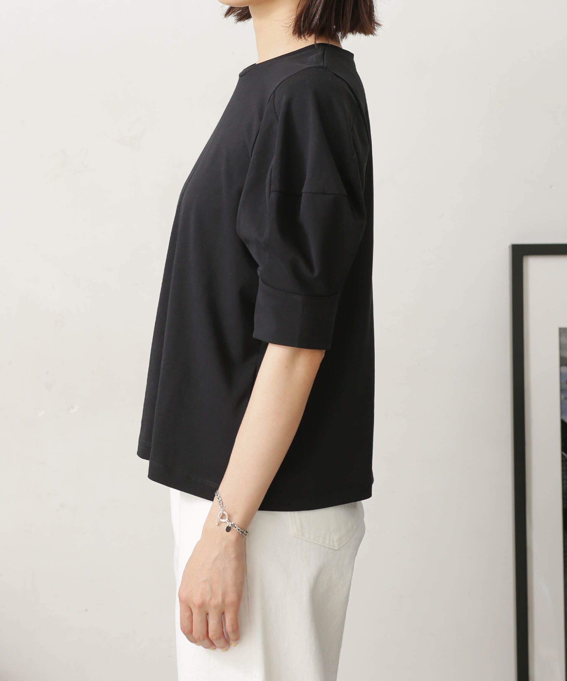 nano･universe「LB.03/Repurフォルムスリーブカットトップス」|Tシャツ・カットソー|