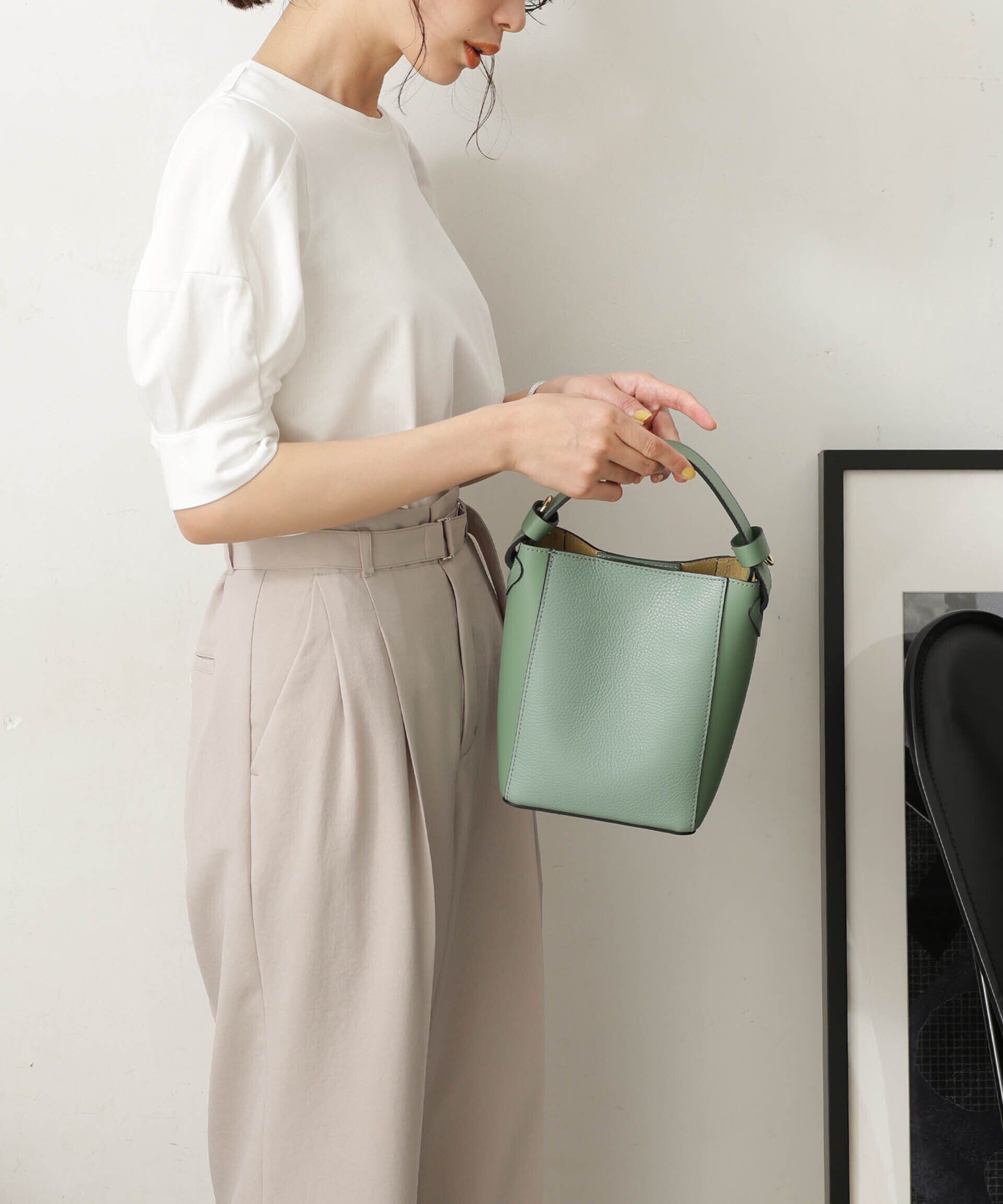 nano･universe「LB.03/Repurフォルムスリーブカットトップス」|Tシャツ・カットソー|