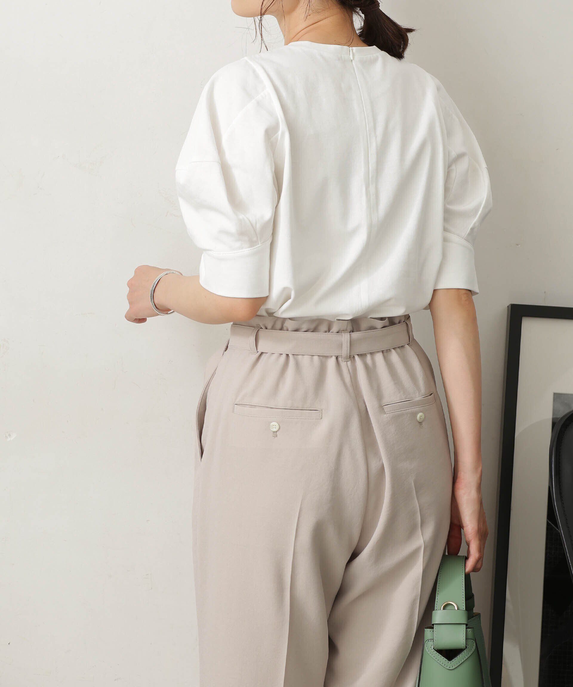 nano･universe「LB.03/Repurフォルムスリーブカットトップス」|Tシャツ・カットソー|