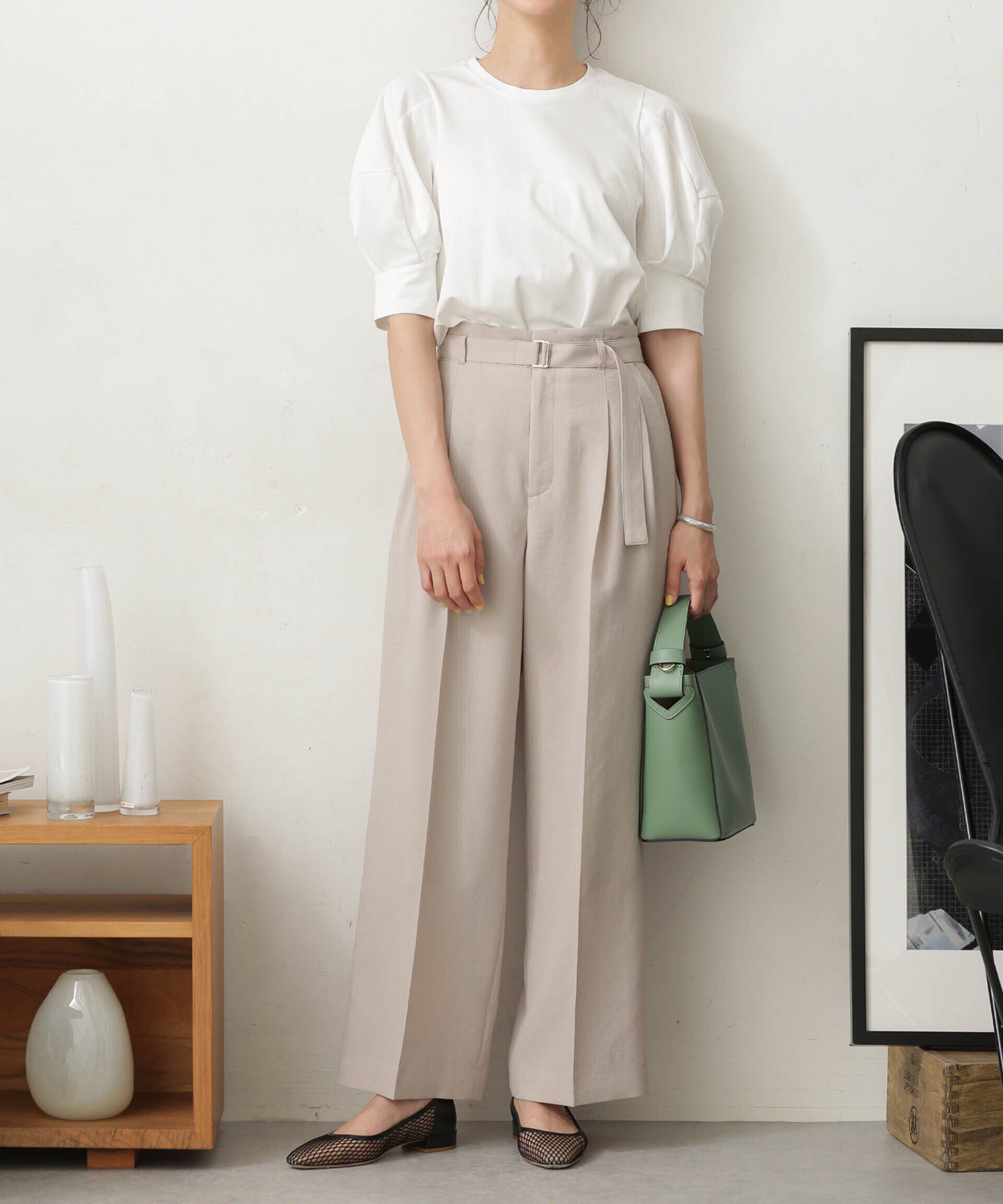 nano･universe「LB.03/Repurフォルムスリーブカットトップス」|Tシャツ・カットソー|