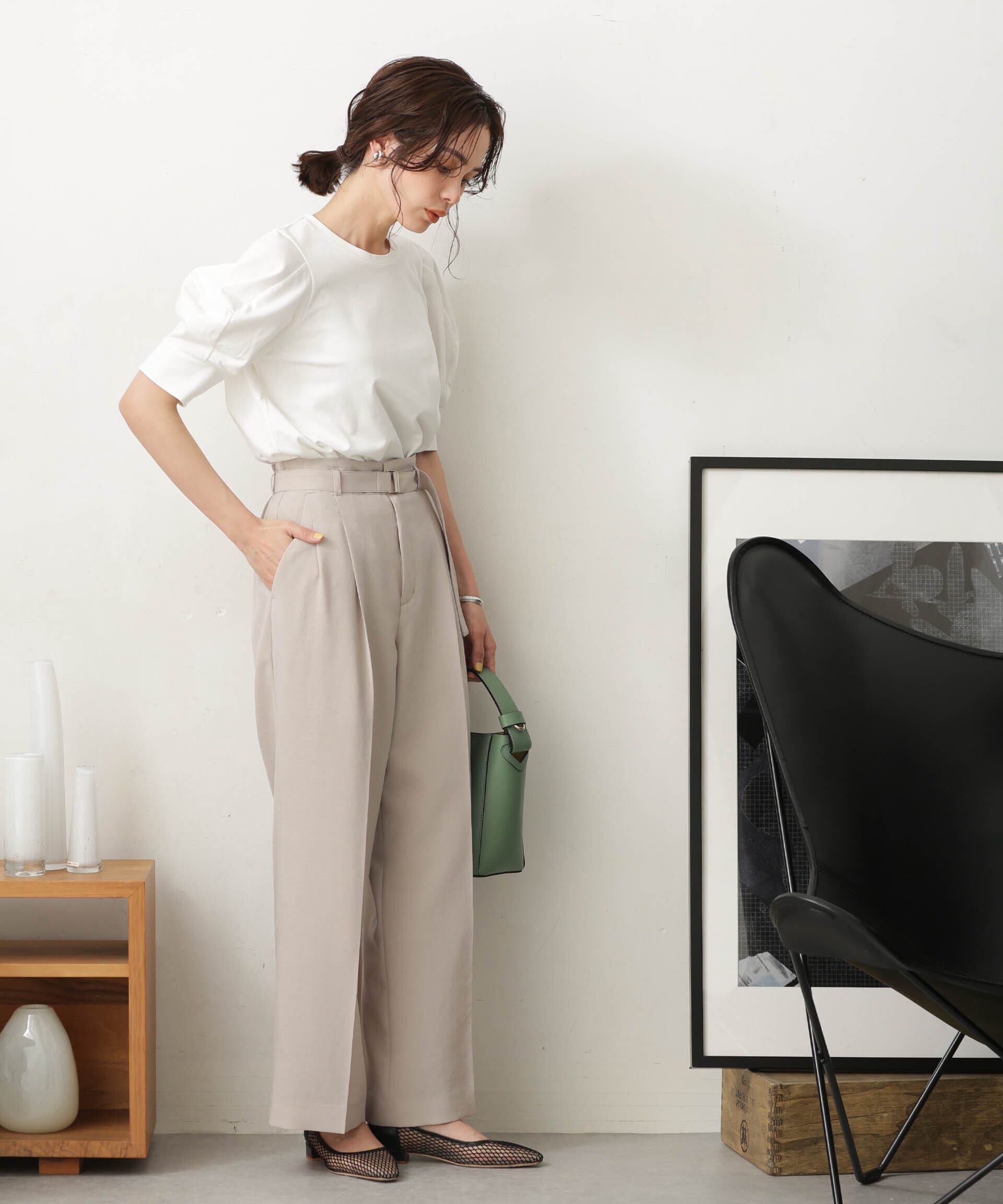 nano･universe「LB.03/Repurフォルムスリーブカットトップス」|Tシャツ・カットソー|