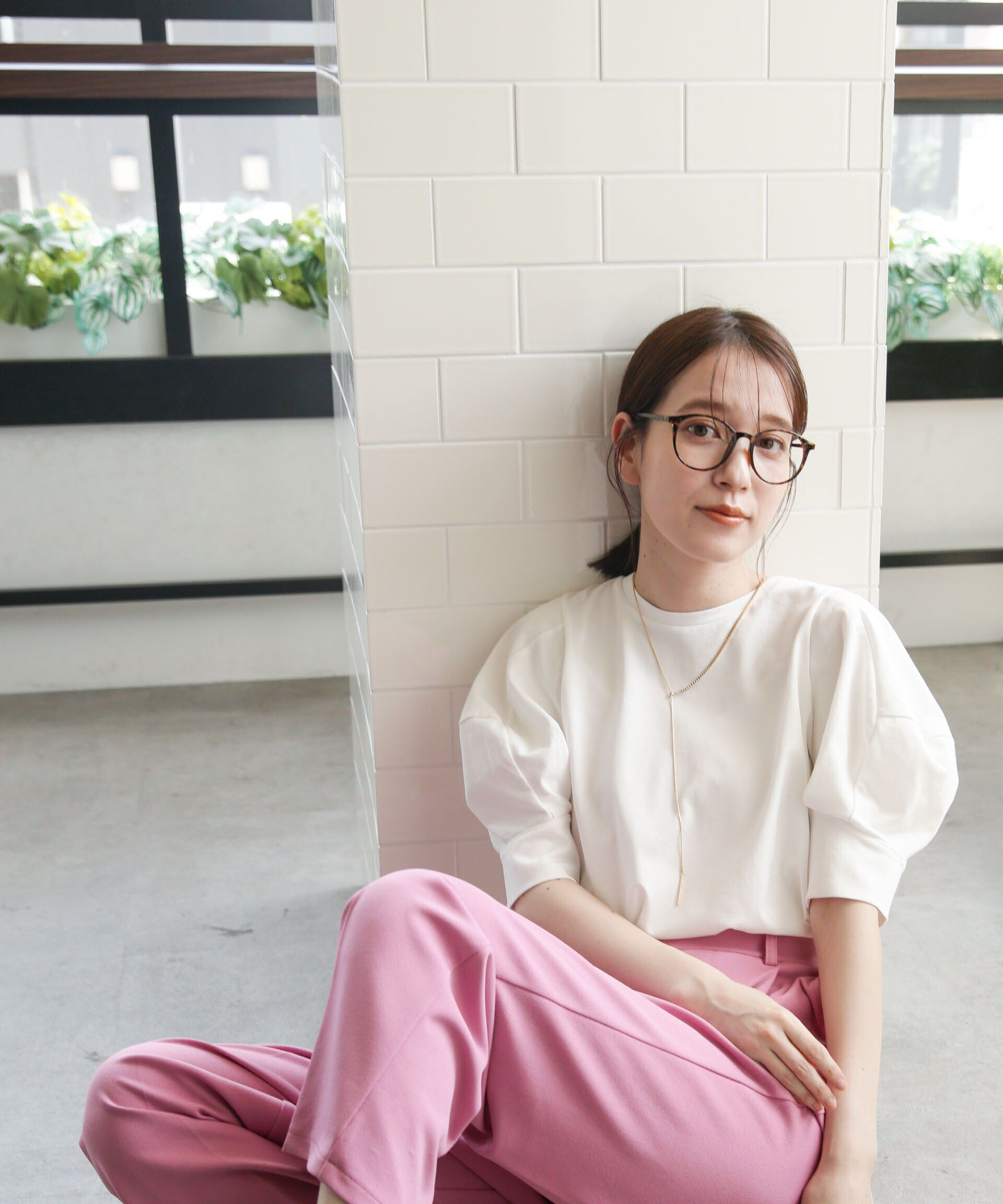 nano･universe「LB.03/Repurフォルムスリーブカットトップス」|Tシャツ・カットソー|