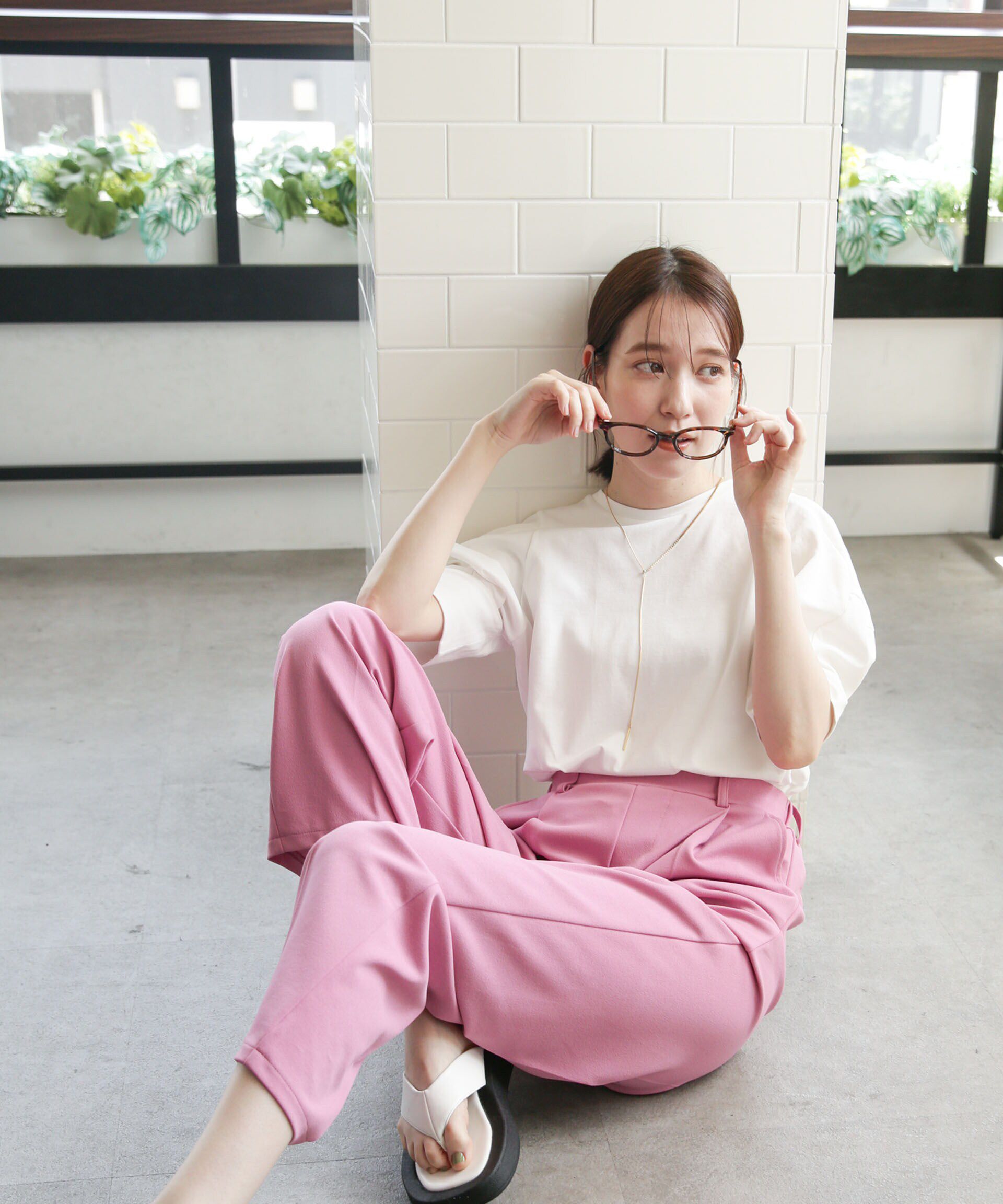 nano･universe「LB.03/Repurフォルムスリーブカットトップス」|Tシャツ・カットソー|