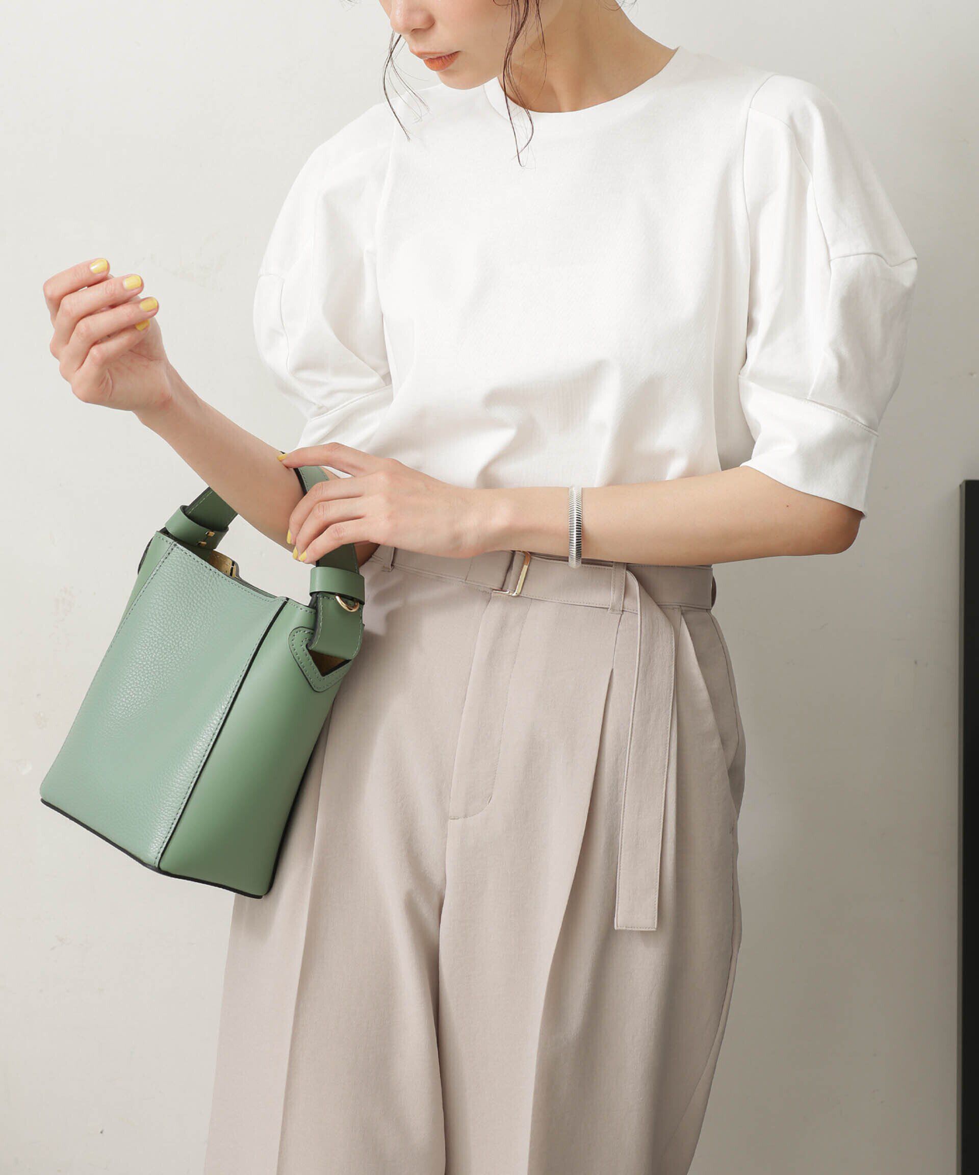 nano･universe「LB.03/Repurフォルムスリーブカットトップス」|Tシャツ・カットソー|