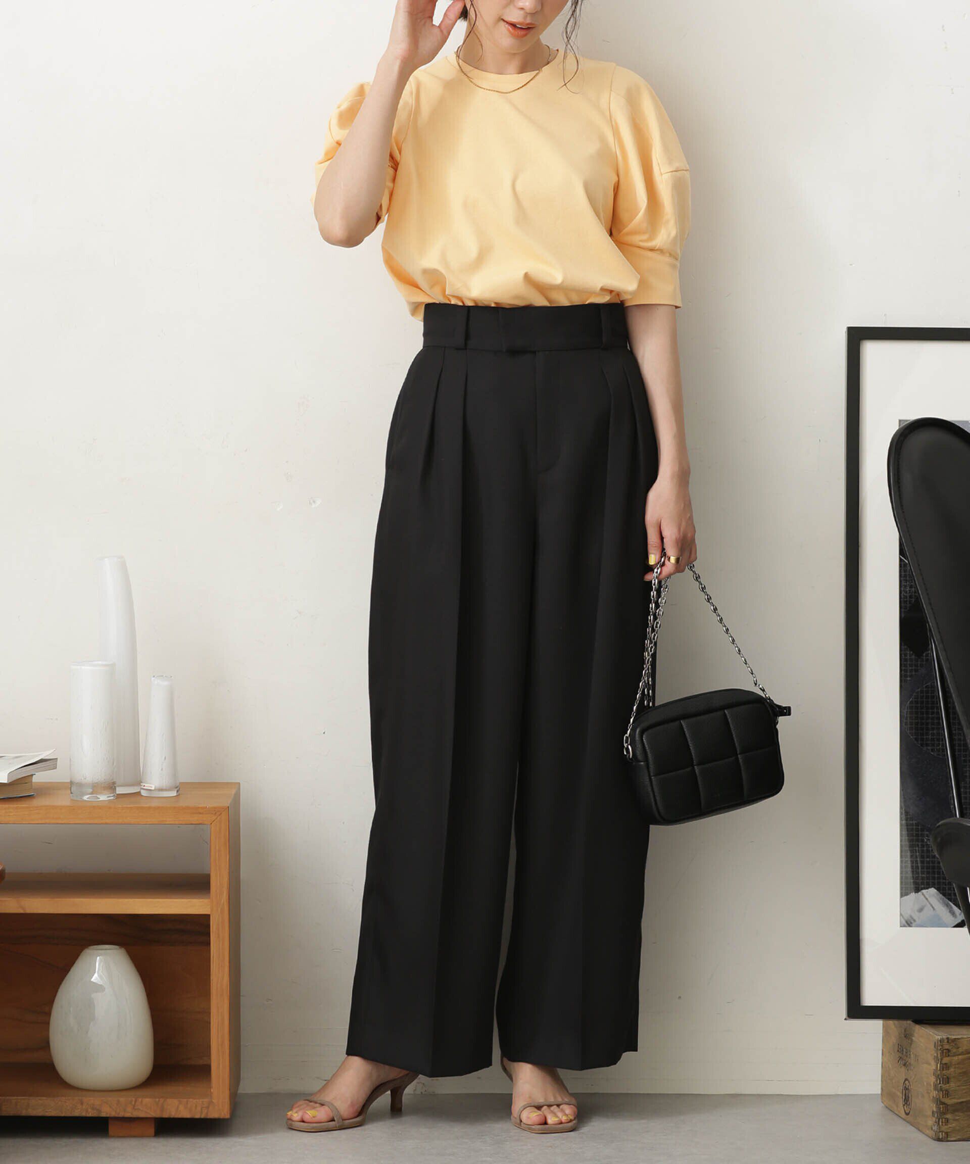 nano･universe「LB.03/Repurフォルムスリーブカットトップス」|Tシャツ・カットソー|